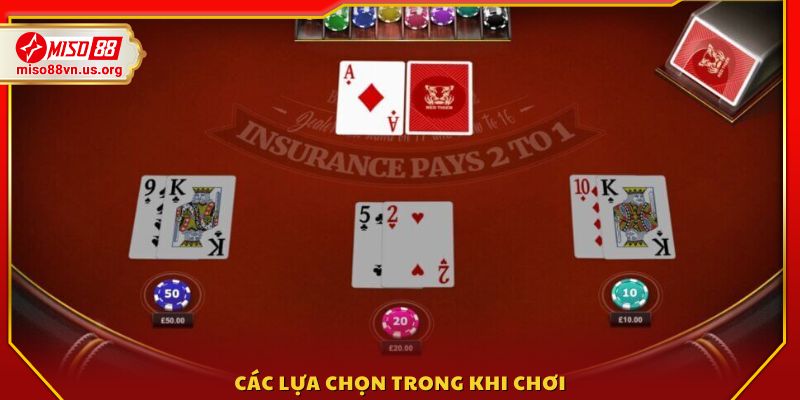 Những hành động người chơi có thể thực hiện